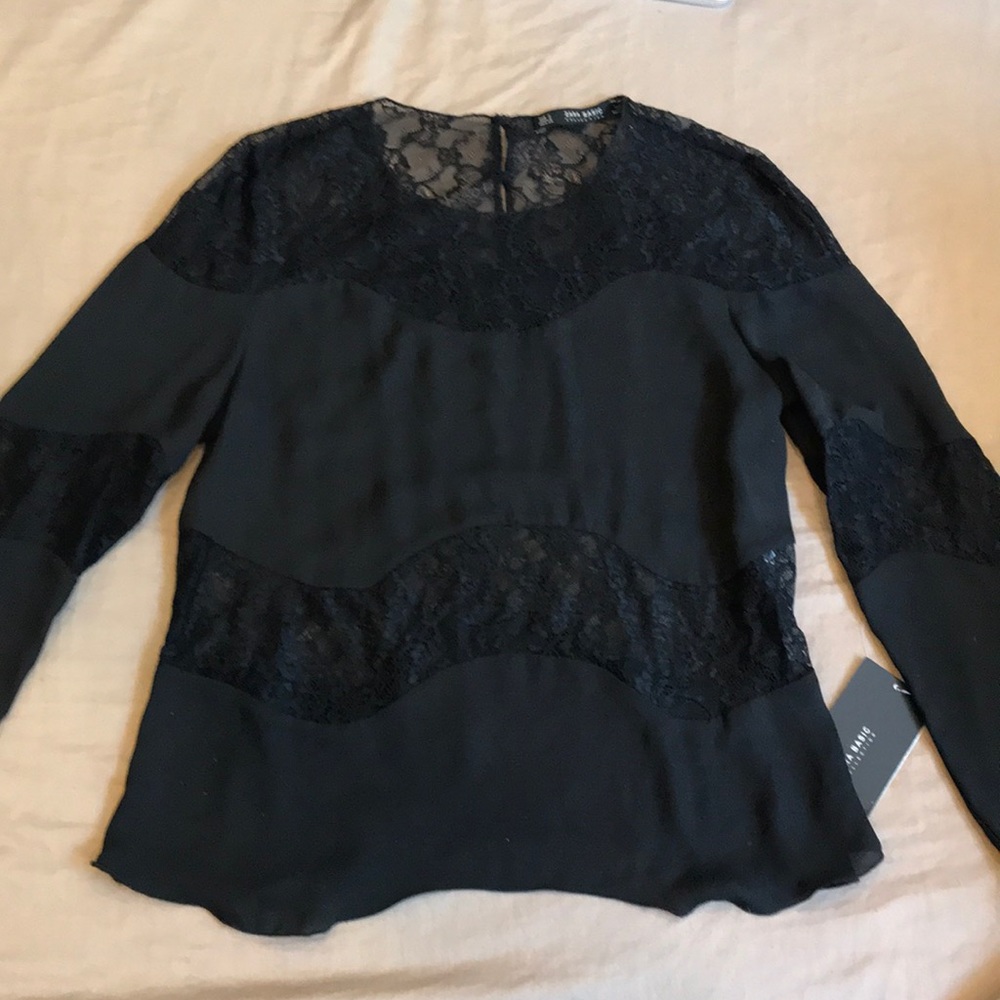 Lace long sleeve Zara NWT